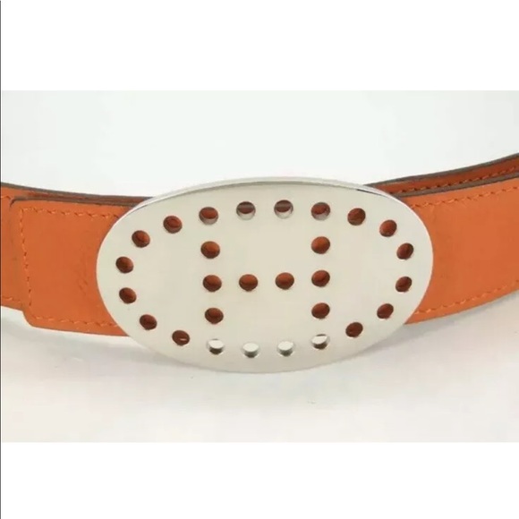 HERMES EVELYNE REVERSIBLE BELT SIZE 80 WITH BOX. - Picture 4 of 8